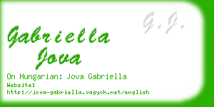 gabriella jova business card